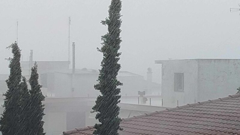 ΤΩΡΑ: Απίστευτο μπουρίνι στον Δήμο μας-Εικόνα από τη Μηχανιώνα
