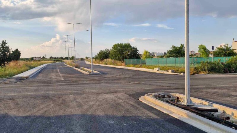 Ολοκληρώθηκε η ασφαλτόστρωση του περιφερειακού δρόμου της Επανομής (ΦΩΤΟΡΕΠΟΡΤΑΖ)