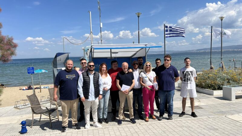 Επίσκεψη Βαρτζόπουλου σε Περαία και Μηχανιώνα (ΦΩΤΟΡΕΠΟΡΤΑΖ)