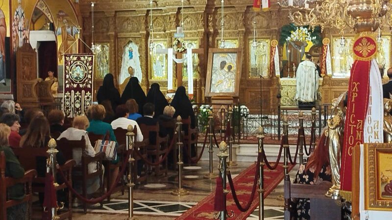 ΤΩΡΑ-ΜΗΧΑΝΙΩΝΑ: Ιερά Σύναξη Παναγίας Φανερωμένης (ΒΙΝΤΕΟ)