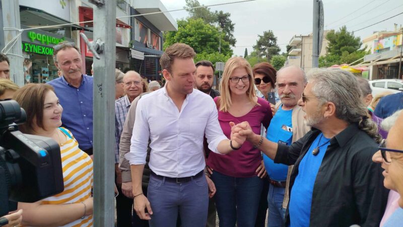 Θερμή υποδοχή Κασσελάκη στην Περαία (ΦΩΤΟΡΕΠΟΡΤΑΖ+ΒΙΝΤΕΟ)