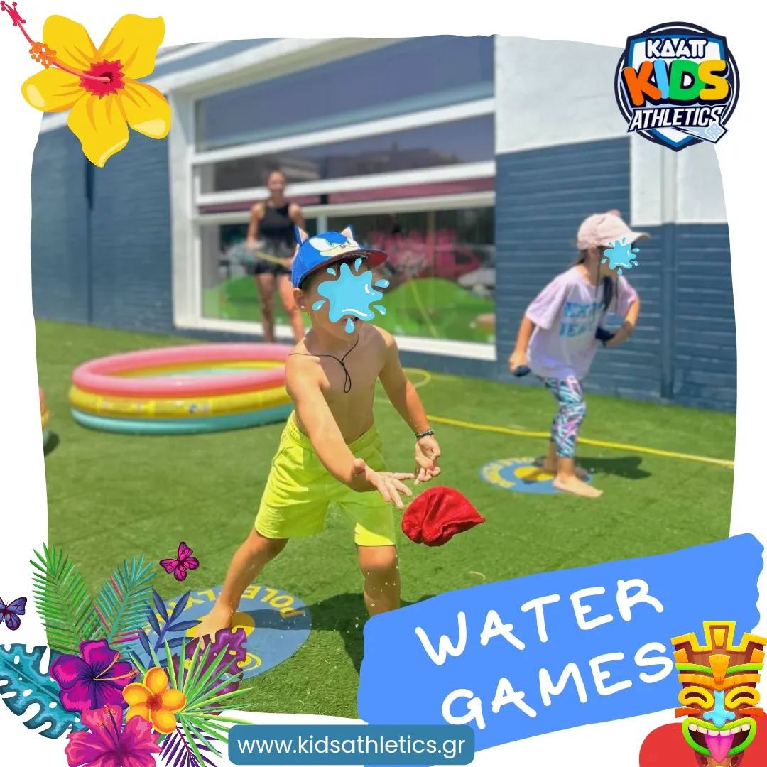 Δροσιά με WATER GAMES στο ΚΔΑΠ Kids Athletics!!!