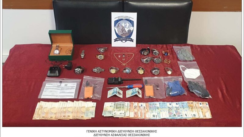 Εξαρθρώθηκε εγκληματική οργάνωση που δρούσε και στην Περαία-Αναρριχούνταν σε μπαλκόνια και έκλεβαν…
