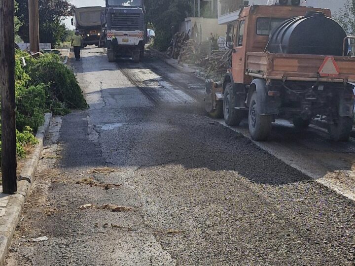 Ξεκίνησαν οι ασφαλτοστρώσεις και στη Μηχανιώνα