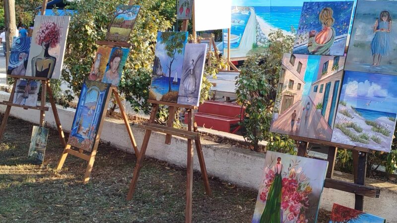 Εκθεση Αγγελοχωριτών ζωγράφων στο τετραήμερο του “Φάρου” (ΦΩΤΟΡΕΠΟΡΤΑΖ)