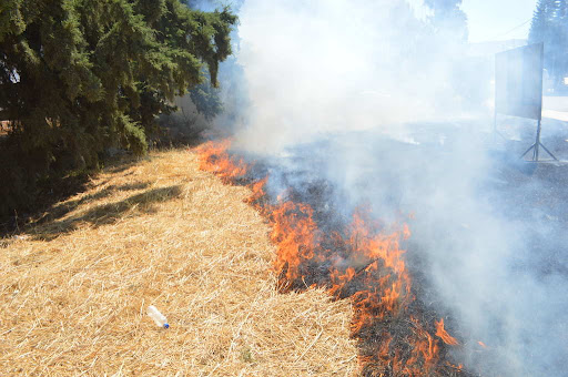 Κάηκε χορτολιβαδική έκταση στην Περαία