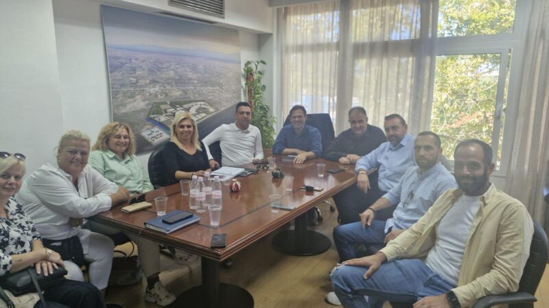 Πρώτη συνάντηση του νέου Δ.Σ των Εμπόρων και Επαγγελματιών με Τζέκο