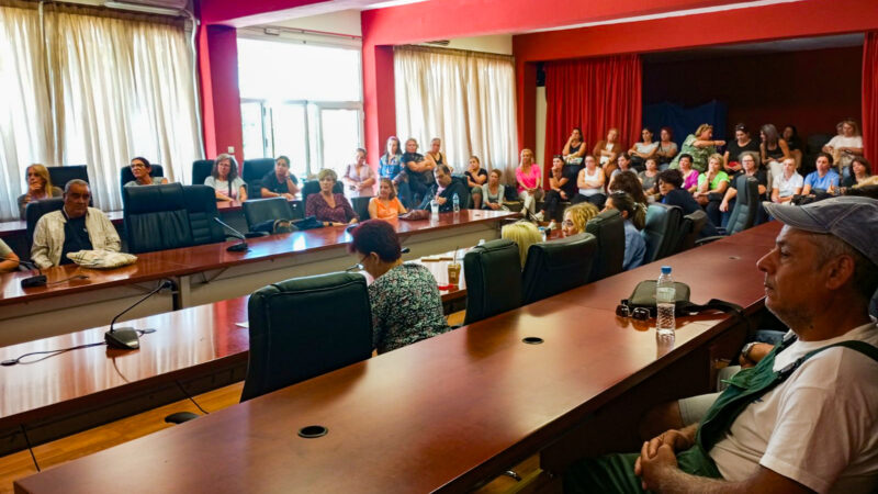 Συνάντηση των υπευθύνων για την καθαριότητα των σχολικών μονάδων του Δήμου μας