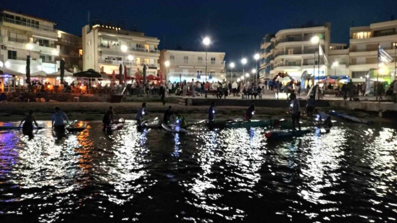 Η αναπαράσταση των βαρκών της προσφυγιάς από τον Ναυτικό Ομιλο Ακτής Θερμαϊκού (ΦΩΤΟΡΕΠΟΡΤΑΖ+ΒΙΝΤΕΟ)