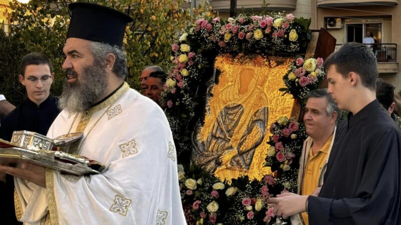 Οι Νέοι Επιβάτες τίμησαν την προστάτιδά τους, Οσία Παρασκευή την Επιβατινή-Περιφορά με Βαρτζόπουλο (ΦΩΤΟΡΕΠΟΡΤΑΖ)