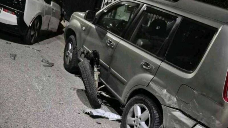Ουκρανός παρέσυρε 5 αυτοκίνητα αργά τη νύχτα στην Περαία (ΦΩΤΟΡΕΠΟΡΤΑΖ)