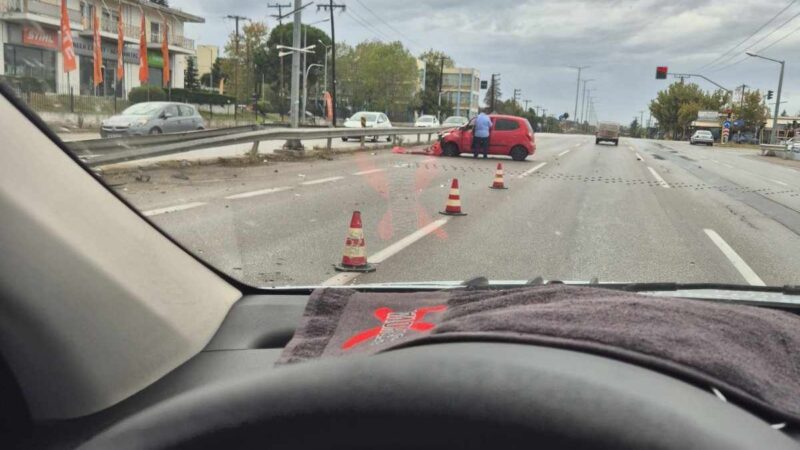 Τροχαίο στο παλιό lidl