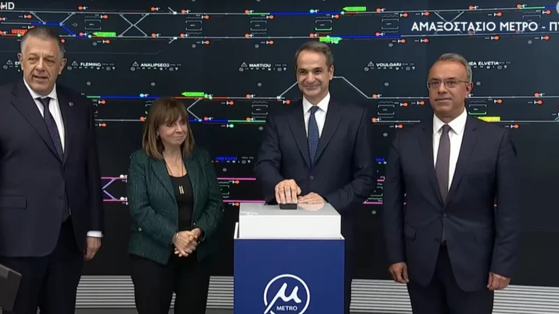Ο Πρωθυπουργός πάτησε το κουμπί! Η Θεσσαλονίκη έχει πλέον Μετρό!!! (ΒΙΝΤΕΟ)