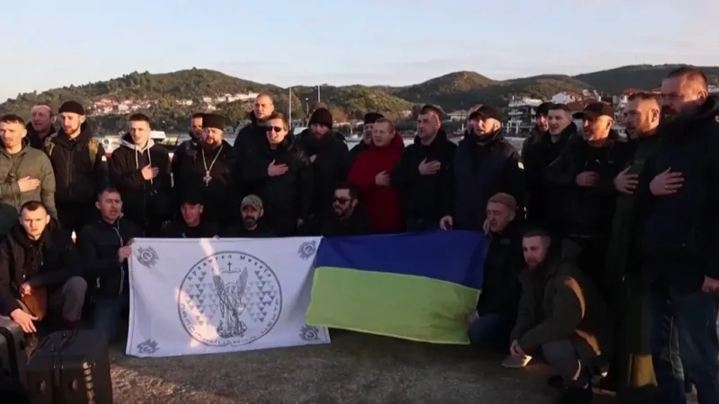 Ουκρανοί πολεμιστές ήρθαν στο Αγιο Ορος (ΒΙΝΤΕΟ)