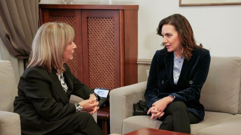 Συνάντηση Αηδονά με την Υπουργό Τουρισμού Όλγα Κεφαλογιάννη