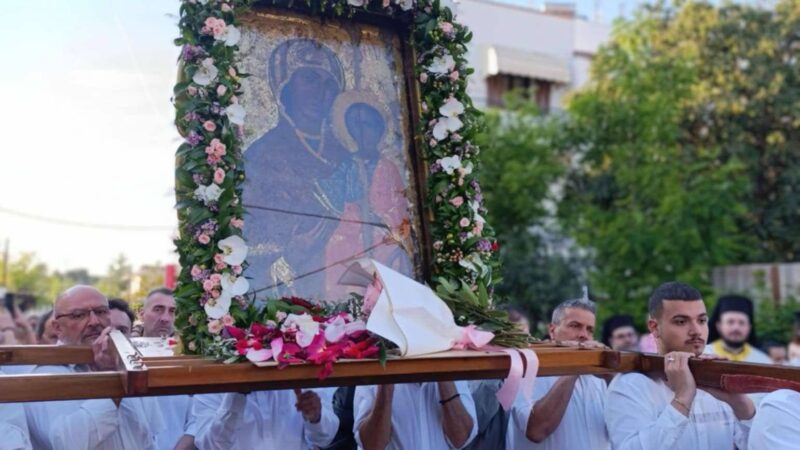 Η Παναγιά μας επέστρεψε στη Μηχανιώνα (ΦΩΤΟΡΕΠΟΡΤΑΖ+2 ΒΙΝΤΕΟ)