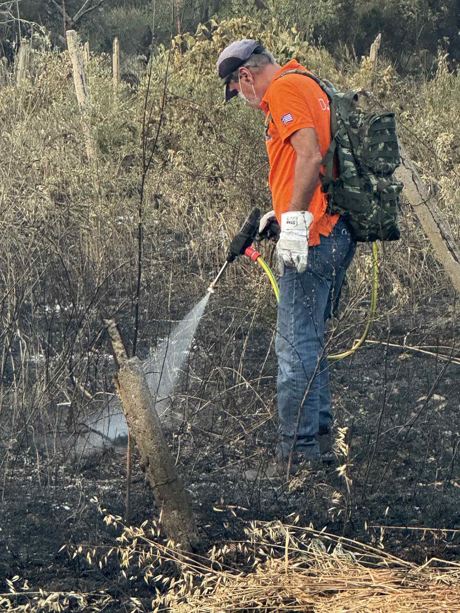 Εικόνες από την φωτιά που τρόμαξε χθες τους Ν. Επιβάτες: Ούτε μία ανακοίνωση, ούτε μία συγγνώμη (για τα ακούρευτα χόρτα) από την διοίκηση του Δήμου (ΦΩΤΟΡΕΠΟΡΤΑΖ)