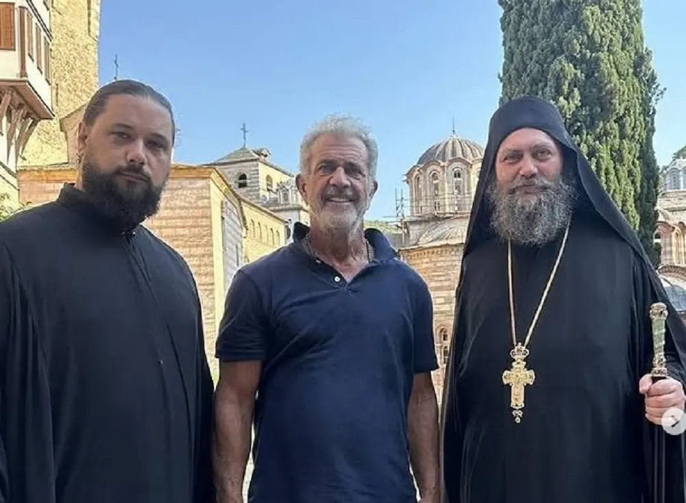 Ο Μελ Γκίμπσον στο Αγιο Ορος