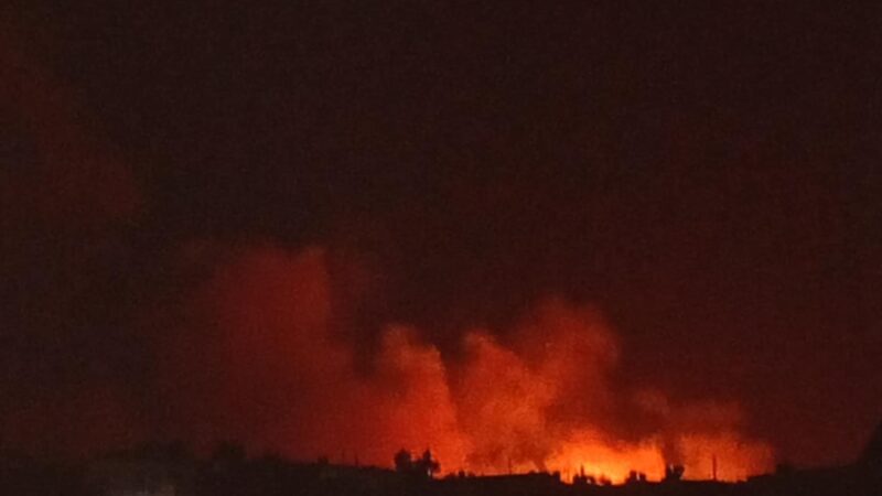 Πυρκαγιά από κεραυνό στους Ν. Επιβάτες
