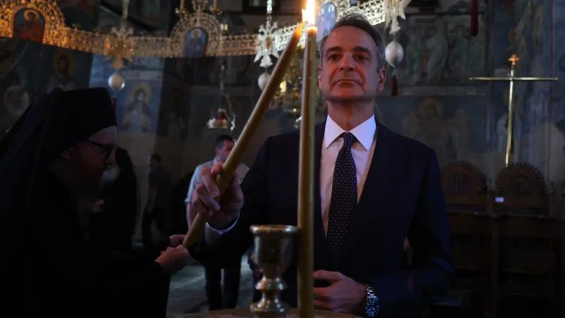 Εφτασε στο Αγιο Ορος ο Πρωθυπουργός