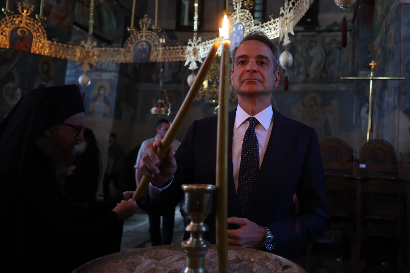 Εφτασε στο Αγιο Ορος ο Πρωθυπουργός