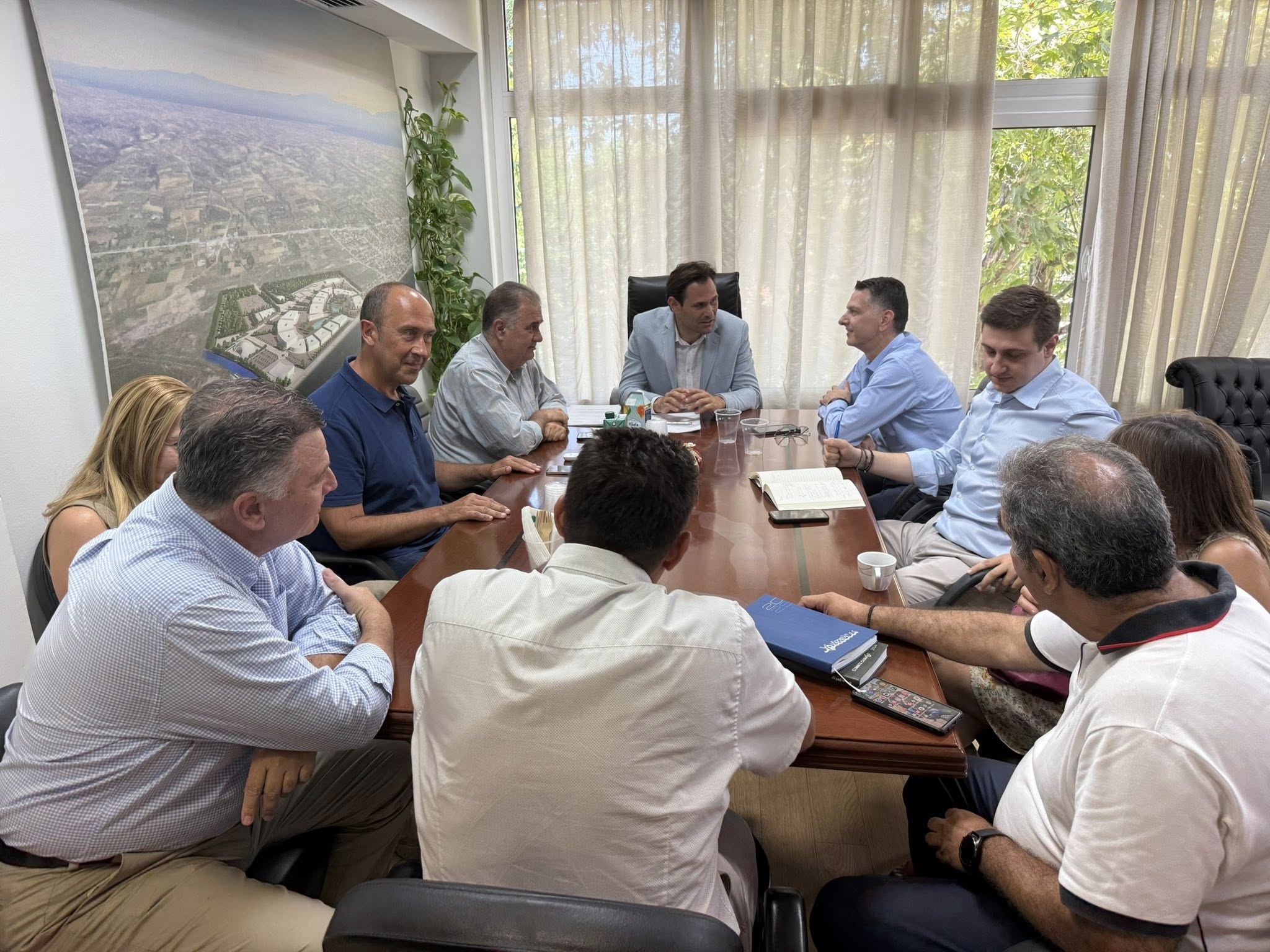 Μπεκίρης και Παπαγεωργίου στο Δημαρχείο
