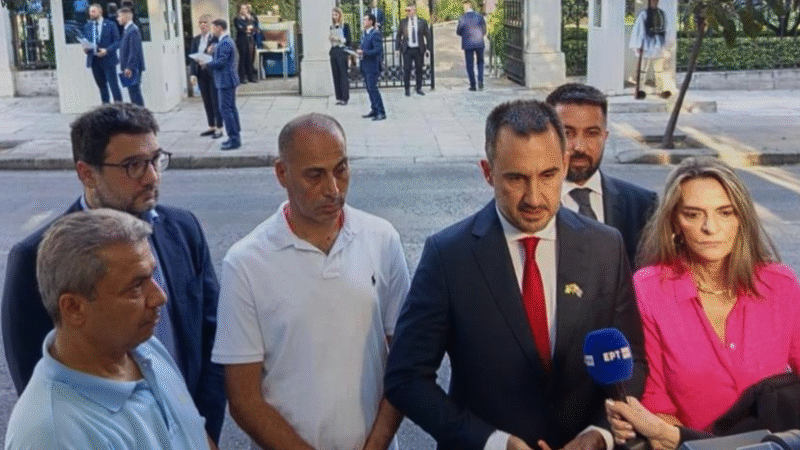 Ο Χαρίτσης πήγε με Παλαιστίνιο στο Προεδρικό Μέγαρο και έφαγε “πόρτα”