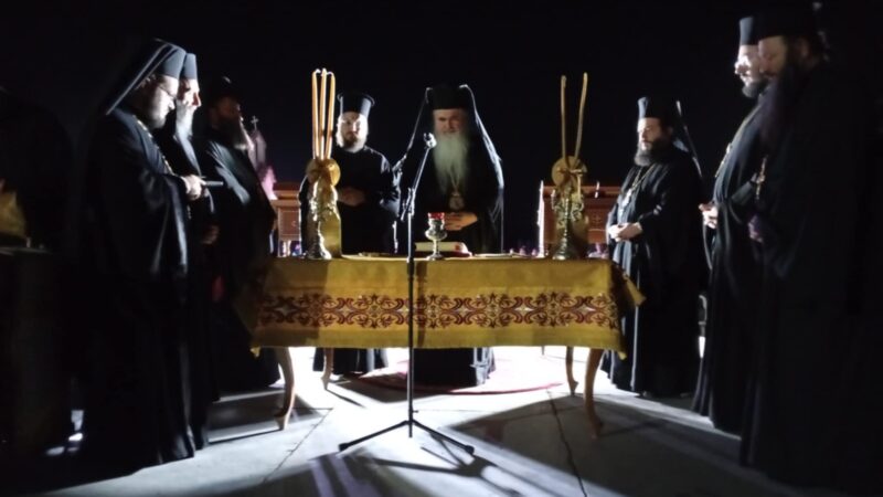 Καρέ-καρέ οι ιστορικές στιγμές στη Μονή της Αγίας Αικατερίνης (ΦΩΤΟΡΕΠΟΡΤΑΖ)