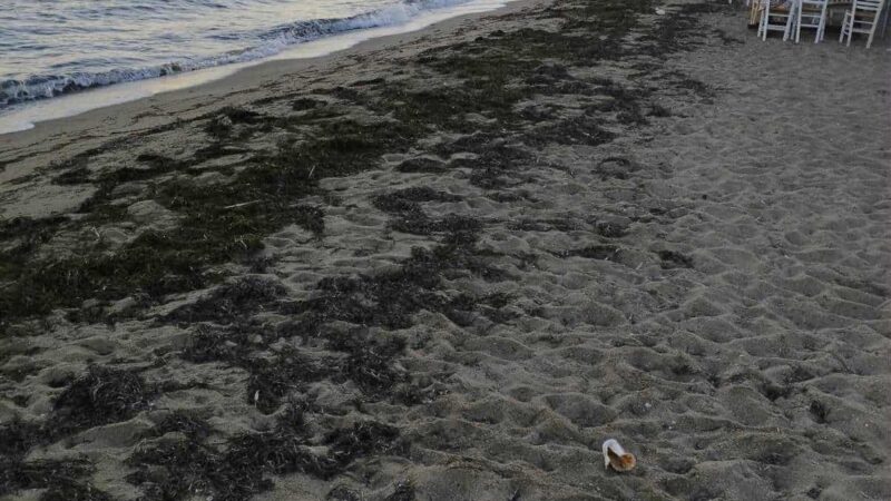 Γέμισε μαυρίλα η παραλία της Περαίας. Τι είναι αυτό ρε παιδιά; (ΦΩΤΟΡΕΠΟΡΤΑΖ)
