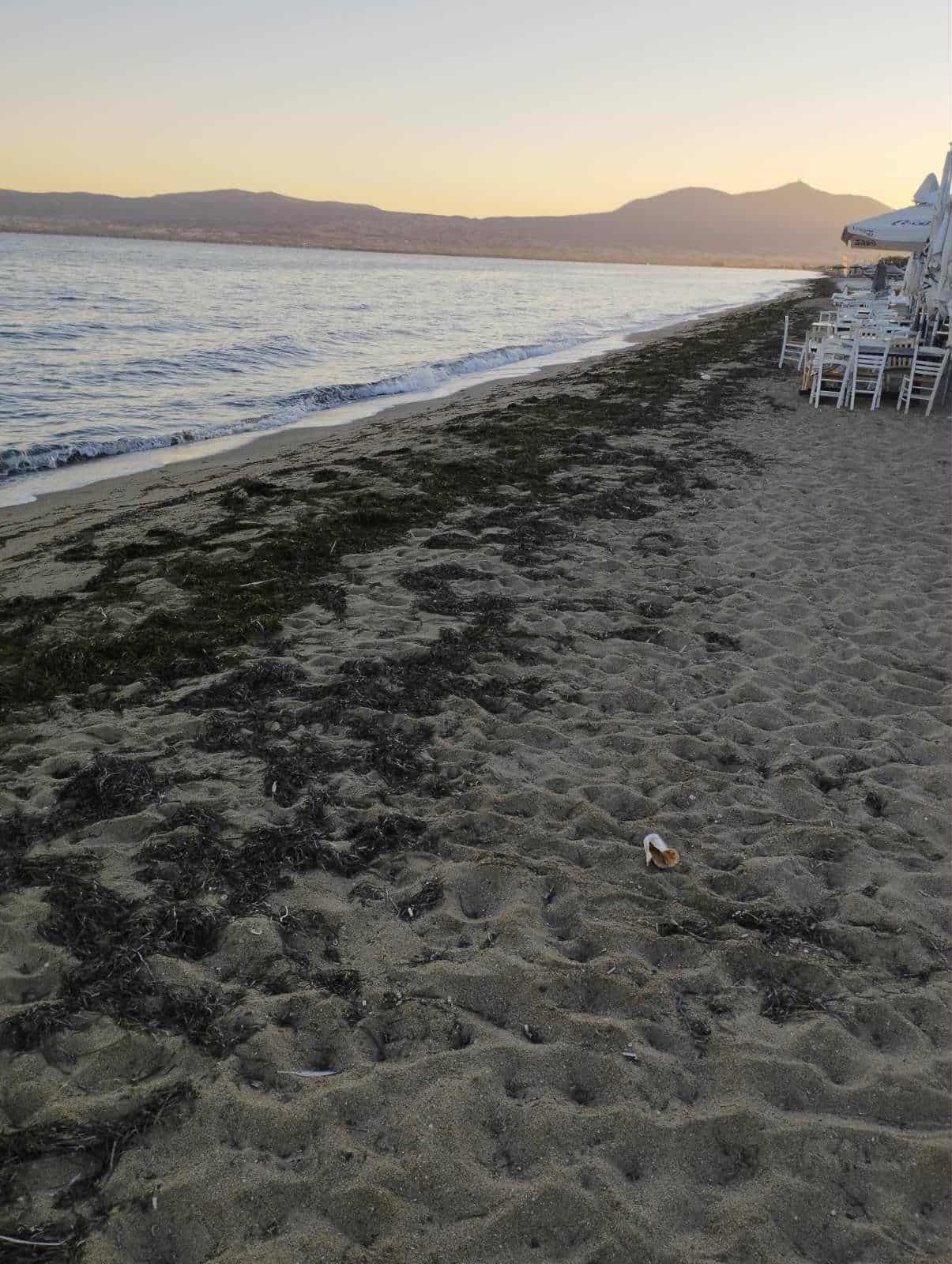 Γέμισε μαυρίλα η παραλία της Περαίας. Τι είναι αυτό ρε παιδιά; (ΦΩΤΟΡΕΠΟΡΤΑΖ)