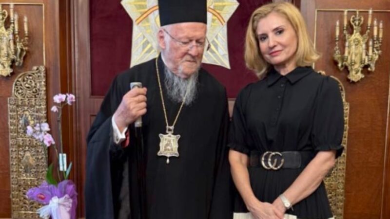 Στο Οικουμενικό Πατριαρχείο η Κατερίνα Ζιούτα: “Μοναδικό ταξίδι ευλογίας και πνευματικής τροφής, ένα ταξίδι ζωής”