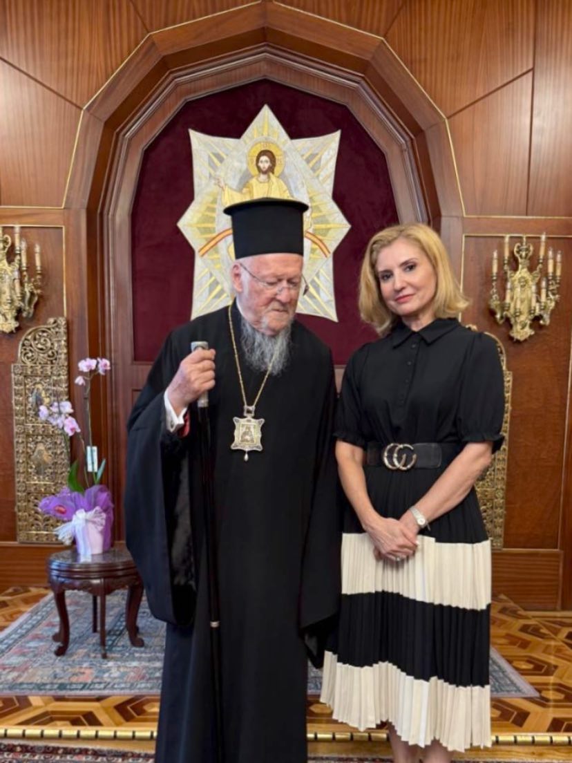 Στο Οικουμενικό Πατριαρχείο η Κατερίνα Ζιούτα: “Μοναδικό ταξίδι ευλογίας και πνευματικής τροφής, ένα ταξίδι ζωής”