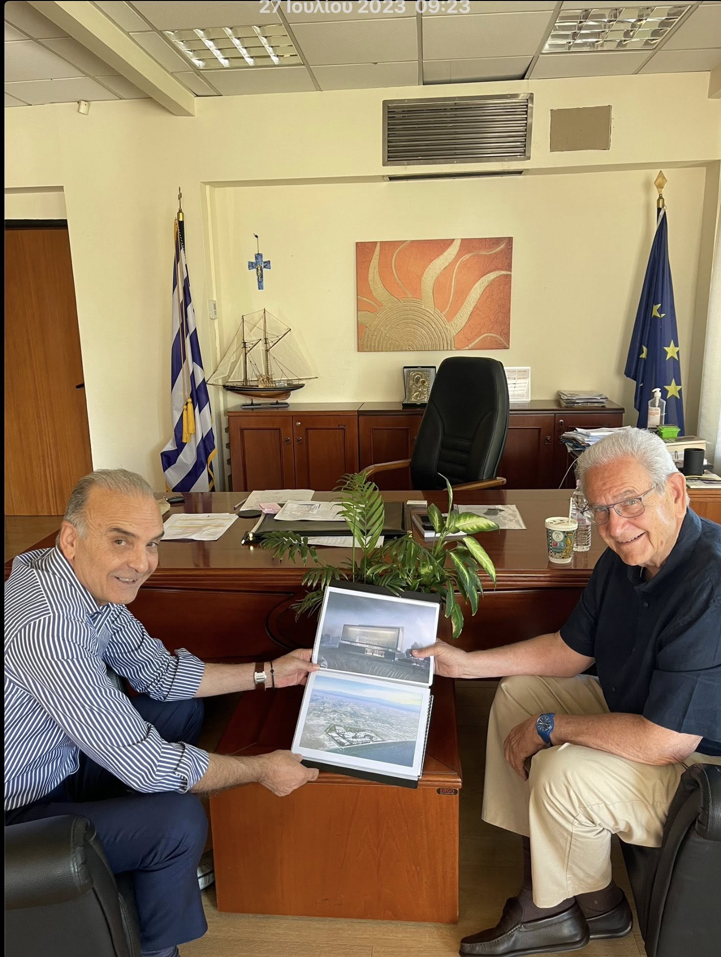 Τσαμασλής προς Ευθυμιάδη: ” Εκφράζω την εκτίμηση και τις ευχαριστίες μου για τη συνεργασία μας”