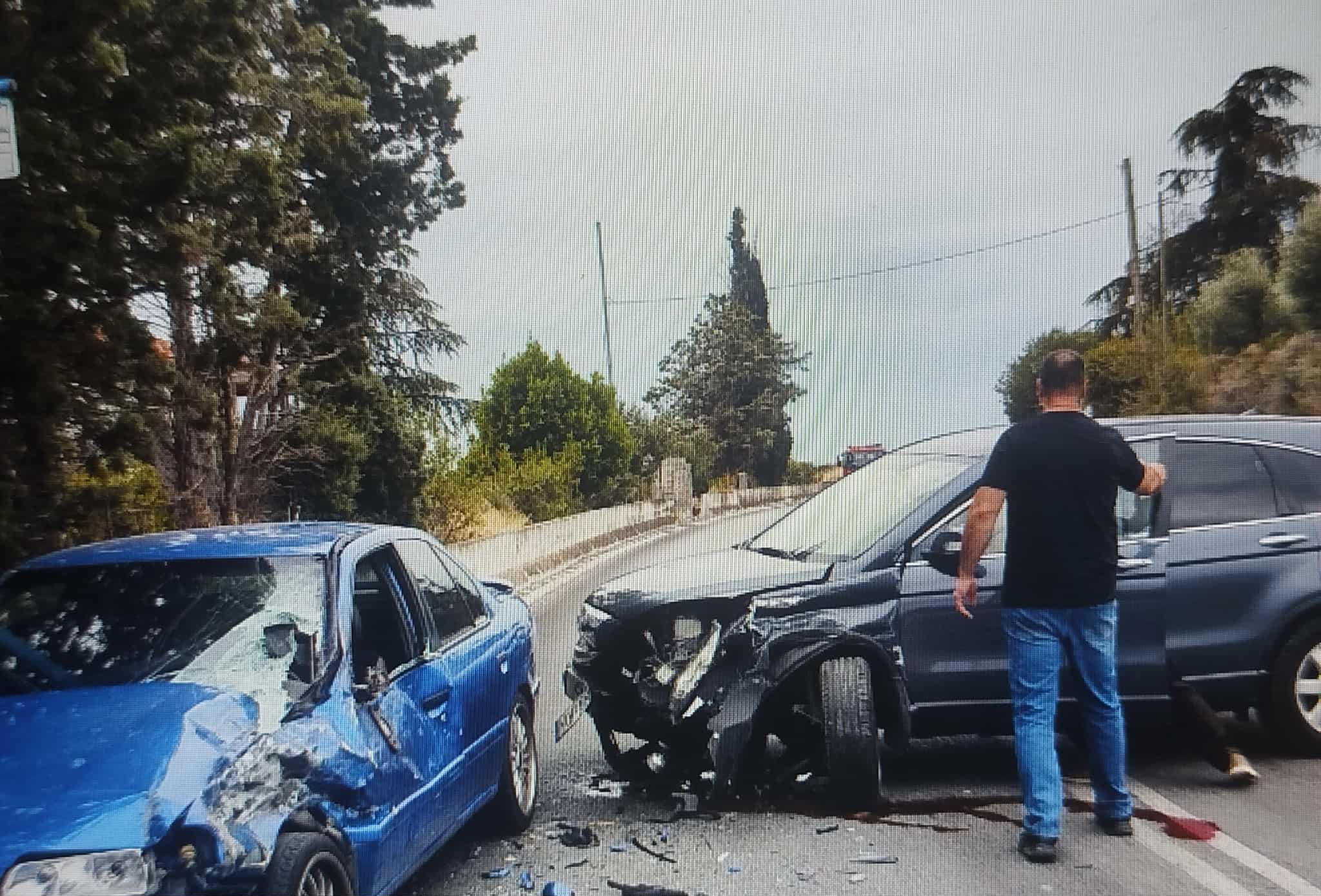 Φοβερό τροχαίο στον δρόμο Επανομής-Πλαγιαρίου (ΒΙΝΤΕΟ)