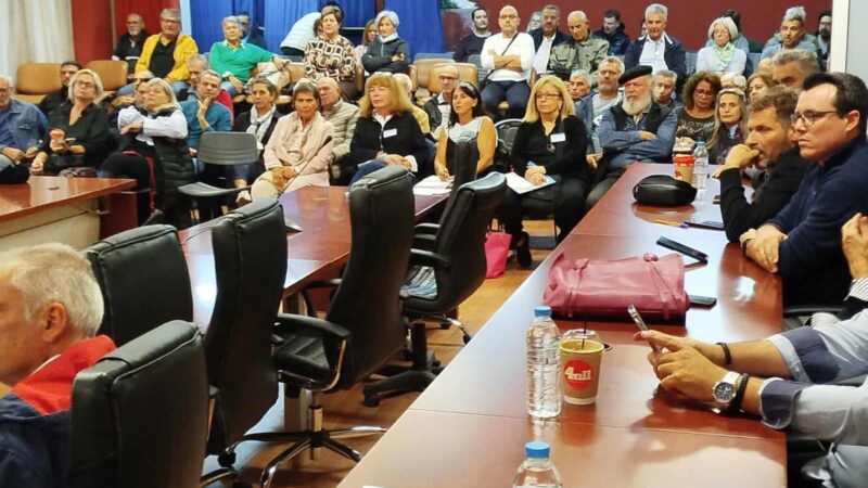 Φωτορεπορτάζ από την συγκέντρωση για το νερό