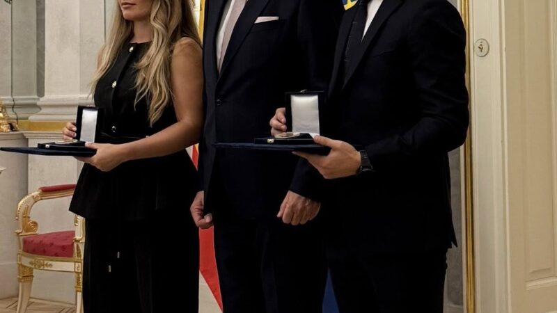 Η Ουγγαρία τίμησε τον Στέλιο Γκαρίπη που έσωσε πατέρα και κόρη από πνιγμό στην Επανομή (ΒΙΝΤΕΟ)