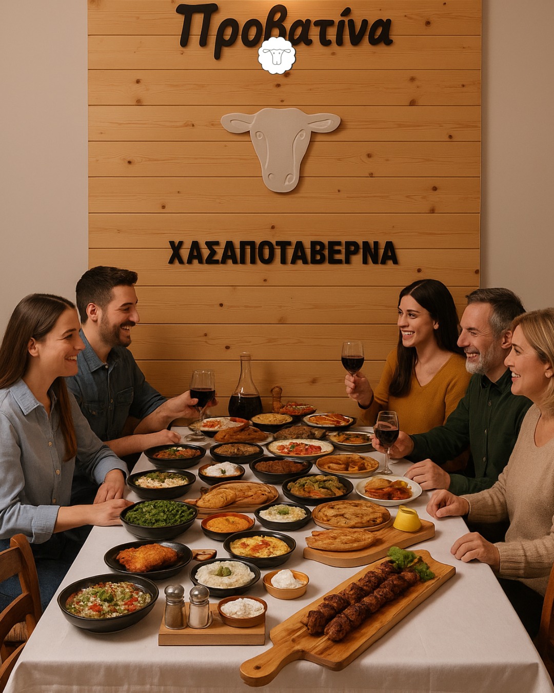 Με καλή παρέα στην “Προβατίνα”!