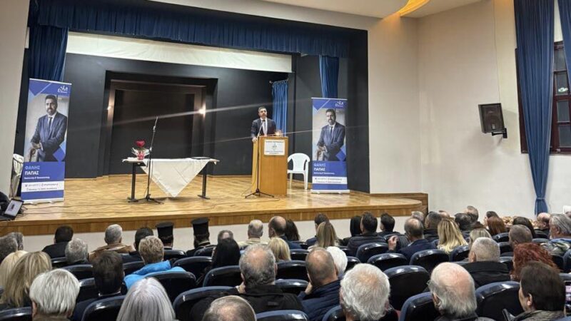 Κοσμοσυρροή στην κοπή πίτας του Φάνη Παπά στην Επανομή (ΦΩΤΟΡΕΠΟΡΤΑΖ)