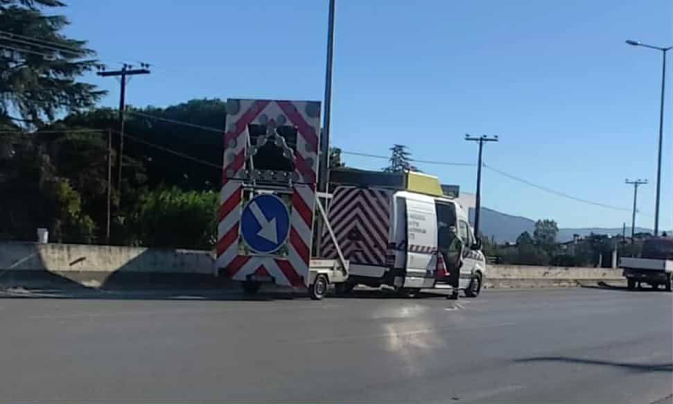 ΤΩΡΑ: Εργασίες ηλεκτροφωτισμού στη στροφή Επανομής