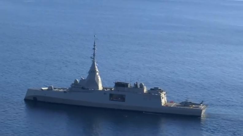 Έφτασε στην Ελλάδα η νέα υπερσύγχρονη φρεγάτα του Πολεμικού Ναυτικού «Κίμων» (BINTEO)