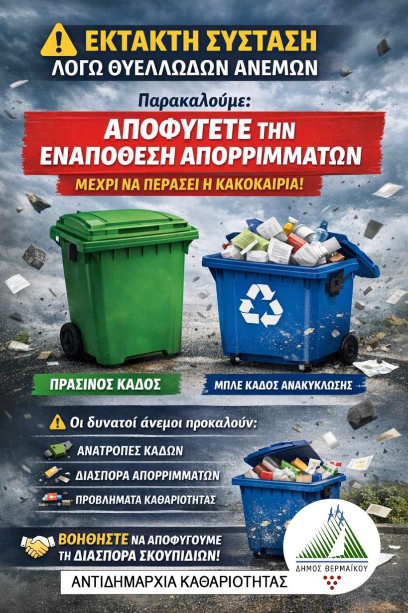 Super αντανακλαστικά: Ανακοίνωση… νωρίς-νωρίς από τον Δήμο Θερμαϊκού