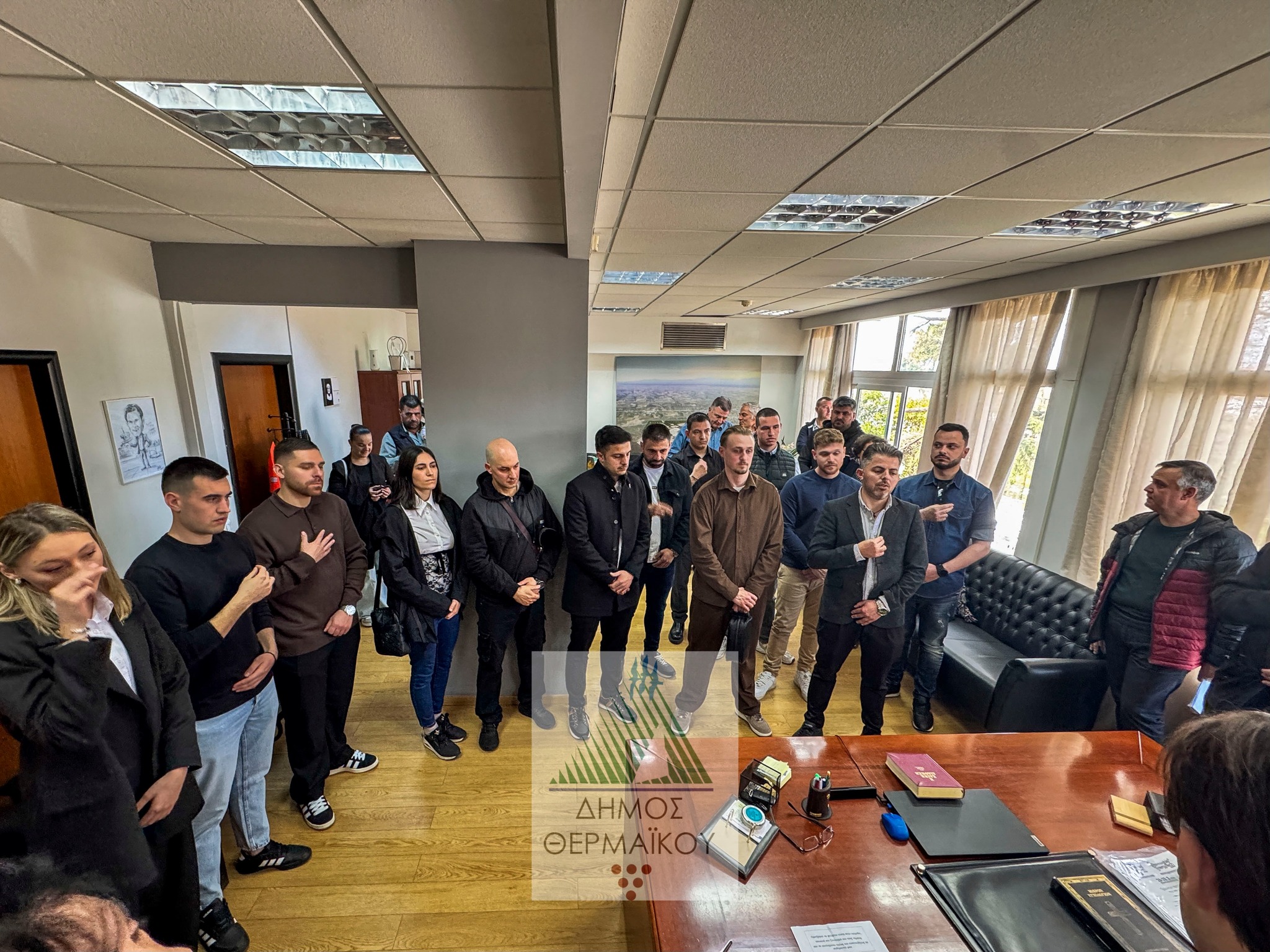 Ορκίστηκαν οι δημοτικοί αστυνομικοί του Δήμου Θερμαϊκού