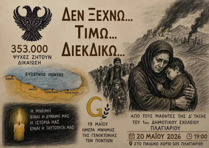 Τα παιδιά του Πλαγιαρίου για την Γενοκτονία των Ποντίων
