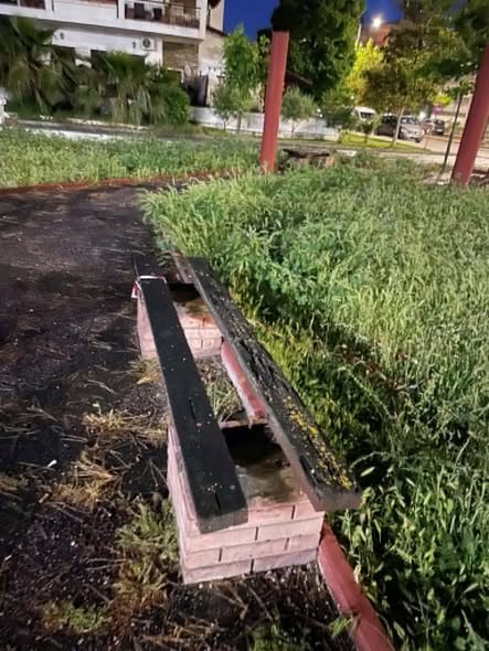Σε κακά χάλια το κεντρικό πάρκο των Νέων Επιβατών (ΦΩΤΟΡΕΠΟΡΤΑΖ)