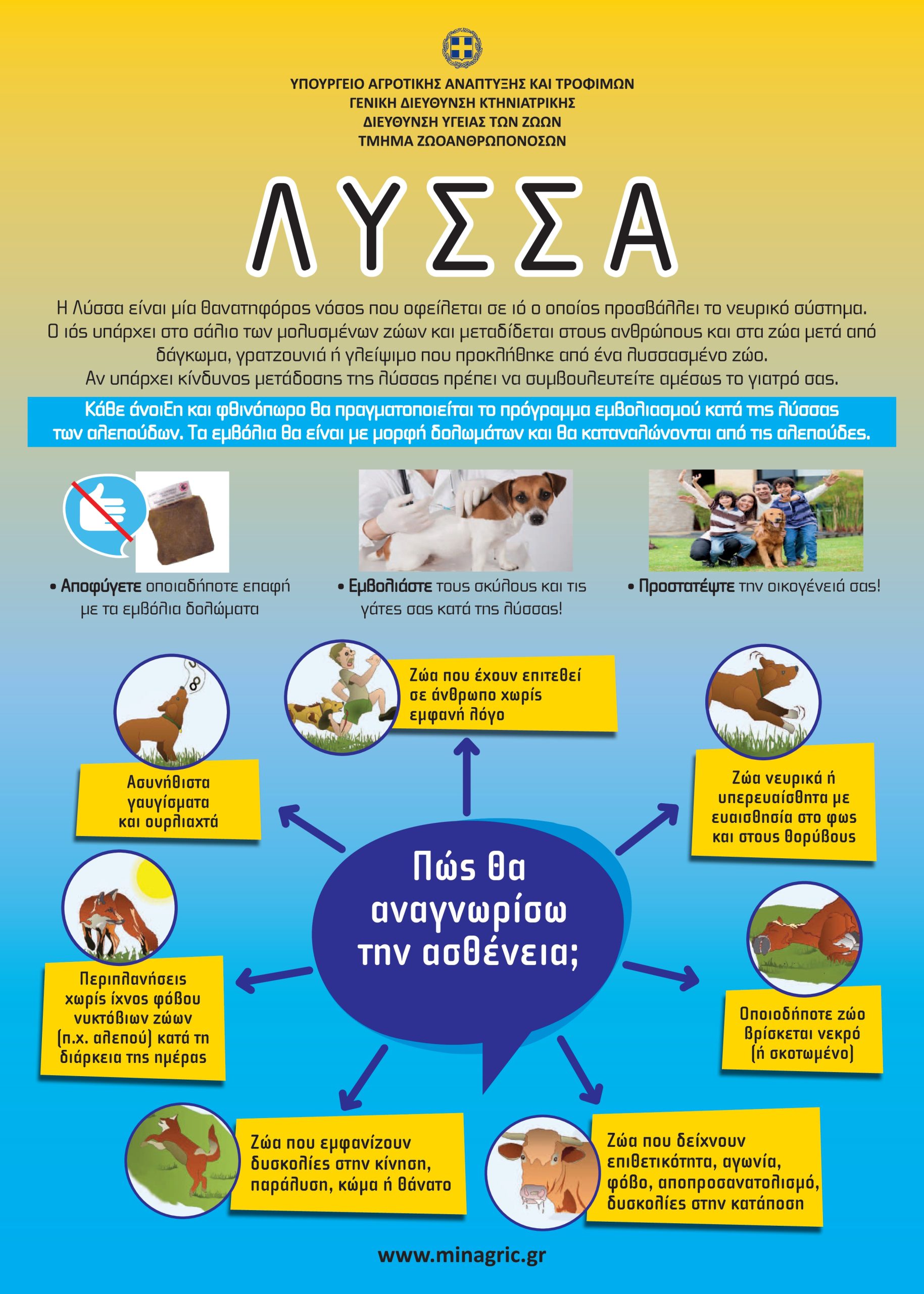 Προστατευόμαστε από τη λύσσα