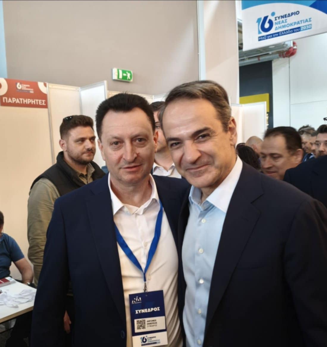 Σχέση αλληλοεκτίμησης Μητσοτάκη-Ζαβέρκου (ΦΩΤΟΡΕΠΟΡΤΑΖ)