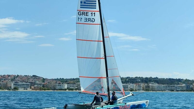 Περαία: Ολυμπιονίκες της παγκόσμιας ιστιοπλοϊας συμμετέχουν στο Πανελλήνιο πρωτάθλημα CATAMARAN TORNADO 2026