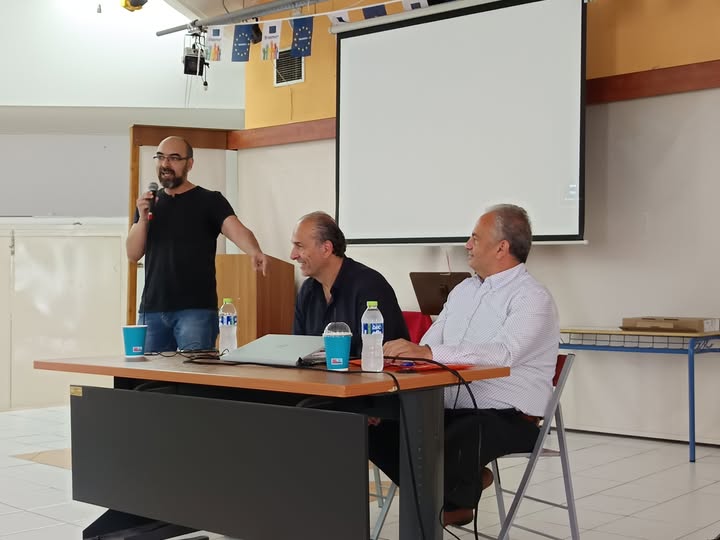 Ο Μπάνε Πρέλεβιτς άνοιξε κουβέντα με τα παιδιά του ΕΠΑΛ Επανομής