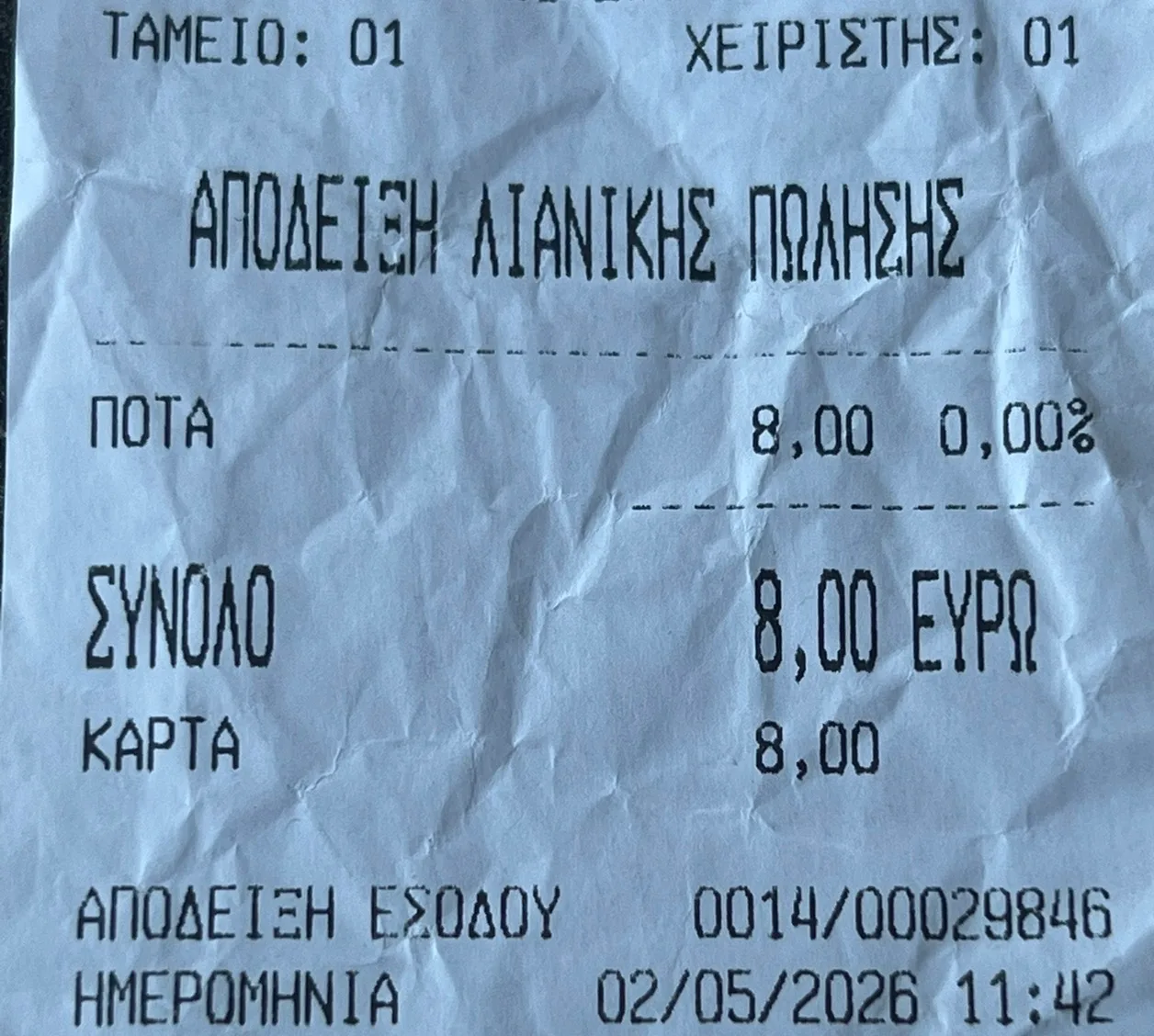 Δύο καφέδες…8 ευρώ στο Αγιο Ορος!