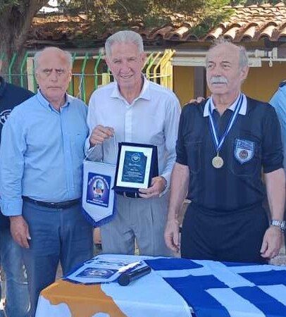 Συγκινητική βράβευση του Ντίνου Κούη στην Επανομή (ΦΩΤΟΡΕΠΟΡΤΑΖ)